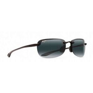 NWT Maui Jim Sandy Beach Unisex Polarized Sport Sunglasses, Gloss Black, Small